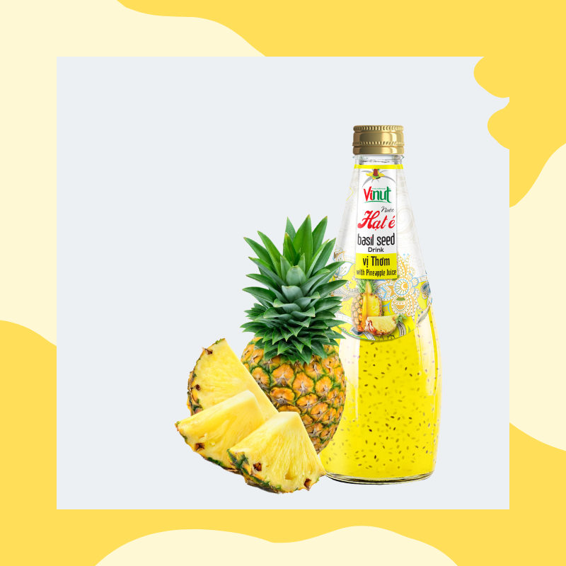 hạt é đóng chai, vinut, nước giải khát vinut, nước giải khát