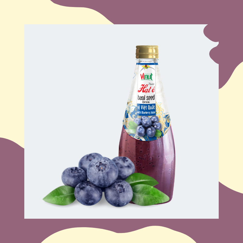 hạt é đóng chai, vinut, nước giải khát vinut, nước giải khát