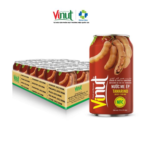 Nước Ép Me VINUT Đóng Lon 330ml - Ảnh 2