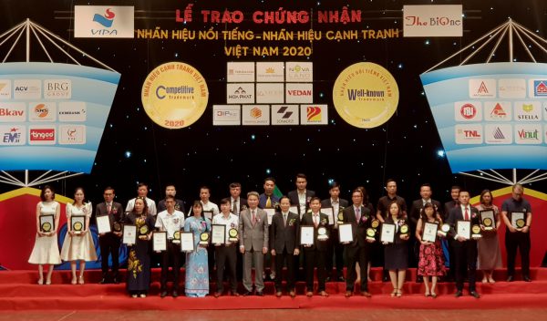 VINUT đạt TOP 50 Nhãn hiệu nổi tiếng - Nhãn hiệu cạnh tranh năm 2020