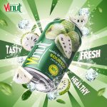 Nước Ép Mãng Cầu VINUT Đóng Lon 330ml - Ảnh 3