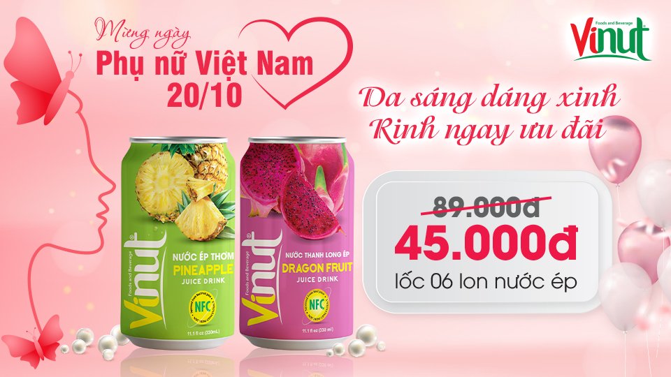 Vinut Chúc mừng ngày Phụ nữ Việt Nam