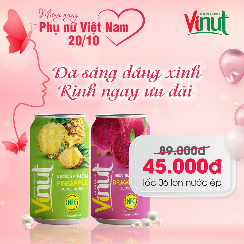 Vinut Chúc mừng ngày Phụ nữ Việt Nam