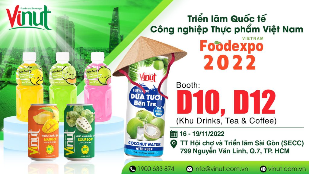 Vinut tham gia Vietnam Foodexpo 2022