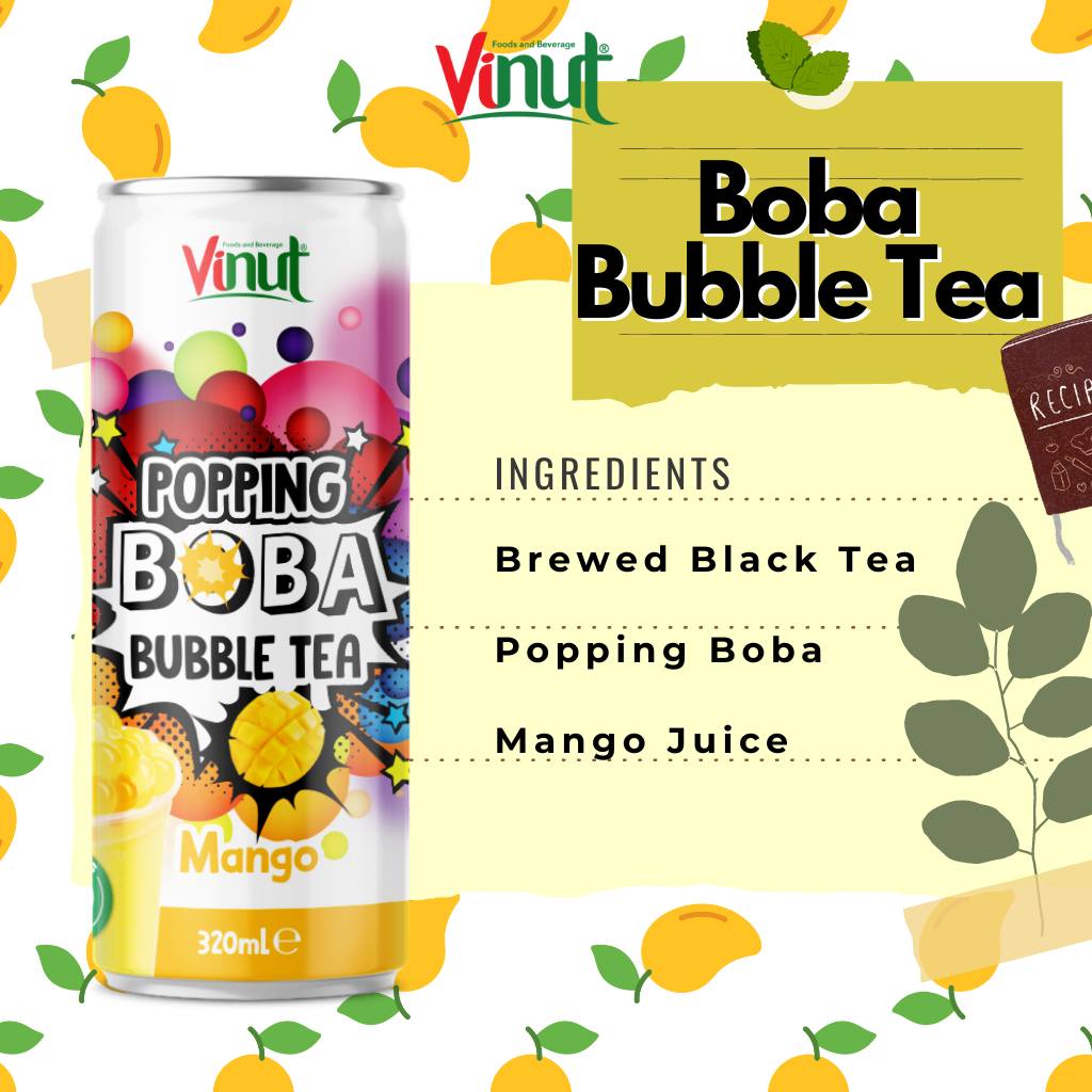 trà vải hạt thủy tinh, trà vải, popping boba