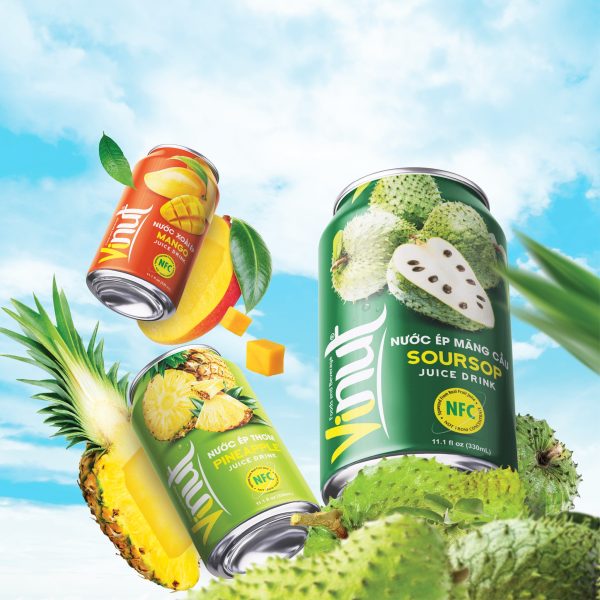 Nước Ép Mãng Cầu VINUT Đóng Lon 330ml - Ảnh 5