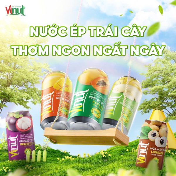nước ép đóng lon, vinut