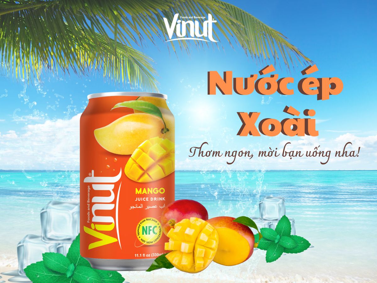 công dụng nước ép xoài, nước ép xoài, nước giải khát, nước ép trái cây