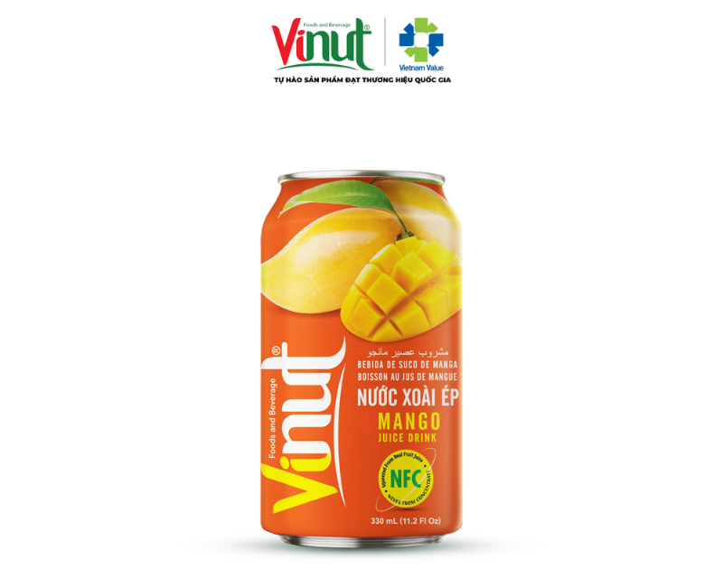 nước ép trái cây, nước ép xoài vinut